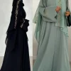 Moyen-Orient femmes arabe dubaï Abaya luxe Kimono Cardigan broderie florale Robe longue Robe modeste Femme Islam vêtements Kebaya Moyen-Orient femmes arabe dubaï Abaya luxe Kimono Cardigan broderie florale Robe longue Robe modeste Femme Islam vêtements Kebaya