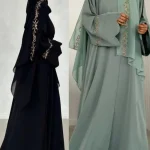 Moyen-Orient femmes arabe dubaï Abaya luxe Kimono Cardigan broderie florale Robe longue Robe modeste Femme Islam vêtements Kebaya