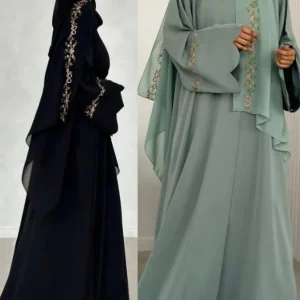 Moyen-Orient femmes arabe dubaï Abaya luxe Kimono Cardigan broderie florale Robe longue Robe modeste Femme Islam vêtements Kebaya Moyen-Orient femmes arabe dubaï Abaya luxe Kimono Cardigan broderie florale Robe longue Robe modeste Femme Islam vêtements Kebaya