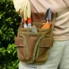 sac de ceinture multifonctionnel pour outils de jardinage, sac à outils en toile, portable, durable, unisexe, sac de taille pour outils de rangement multi poches