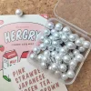 bview art 50/100 pièces punaises à tête sphérique en perles, punaises en plastique pour mur de photos, épingles décoratives pour tableau blanc de bureau
