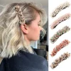 Pince à cheveux en perles strass pour femmes, Design tendance, coiffure queue de cheval pour fille, épingle à cheveux Simple, pince de printemps, accessoires de cheveux à la mode