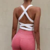 femmes sport soutien gorge haut push up fitness yoga soutien gorge sous vêtements sport hauts pour femmes respirant course gilet bralette vêtements de sport femme
