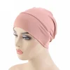 chapeau intérieur sous écharpe pour femmes musulmanes, bonnets hijab, perte de cheveux, bonnet de chimio, écharpe de sauna commandée, vêtements de sauna, enveloppements de tête