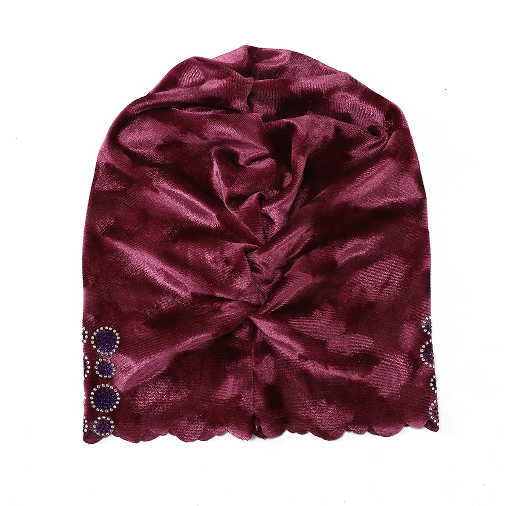 nouveau design musulman sous écharpe hijab casquette turban instantané abaya hijab foulard bonnet diamants africains bandeau