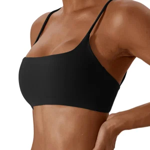 Soutien-gorge de sport croisé en tissu Super doux pour femmes, haut de fitness, vêtements de yoga de haute qualité, fitness, course à pied, fitness, yoga b