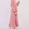 eid robe musulmane abayas pour femmes, moyen orient, dubaï, turquie, kaftan, robes islamiques, ramadan, arabe, robe élégante, Éducatif