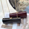 sac à main en cuir pu crocodile pour femme, pochette de soirée de rh, sac à bandoulière de luxe, boîte bordeaux, sac initié par le jour, mode