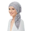 Nouveau chapeau pré-attaché femmes musulman intérieur Hijab chapeau à volants foulard Turban élastique tête enveloppement Bonnet chimio casquette chapeaux Turbante Mujer Nouveau chapeau pré-attaché femmes musulman intérieur Hijab chapeau à volants foulard Turban élastique tête enveloppement Bonnet chimio casquette chapeaux Turbante Mujer