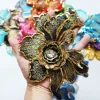 paillettes strass fleur patch couture broderie tissu floral dentelle garniture maille applique pour robe de mariée robe vêtements décor bricolage