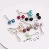 36/24/12/6 pièces perles broches femmes musulmanes châle écharpe clips dame foulards hijab pour femmes perle broche broche multicolore hijab clips
