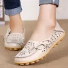 chaussures pour femmes mode femmes chaussures plates mocassins en cuir véritable mocassins pour femmes chaussures plates pour dames femme sans lacet chaussures plates de ballet