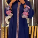 Abayas pour femmes dubaï luxe 2025 Robe de mode musulmane africaine Caftan Marocain robes de soirée Boubou Robe Djellaba Femme