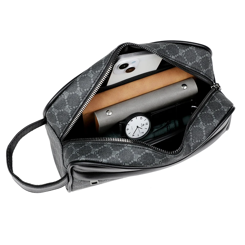 Style Vintage hommes sac pochette de haute qualité en cuir PU pochettes taille sac pour hommes mode décontracté Wasit sangle portefeuille homme pochette