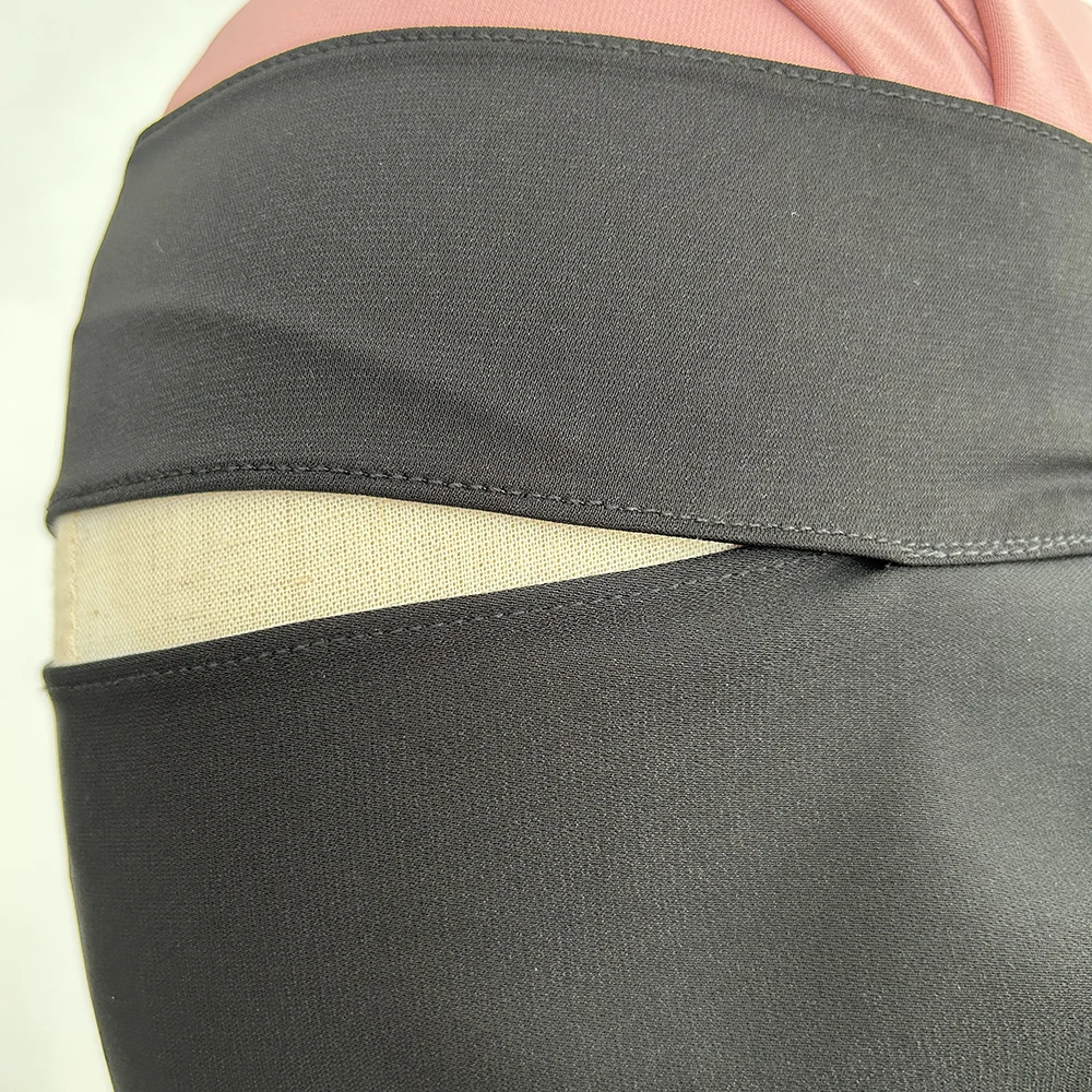 niqab court pincement oeil respirant nida eid ramadan gros femmes musulmanes hijab saoudien visage couverture voile niqab