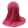 Écharpe de sauna hijab islamique pour filles, turban arabe, bonnet amira, châles pour enfants, accessoires pour enfants, une pièce, 2 6 ans