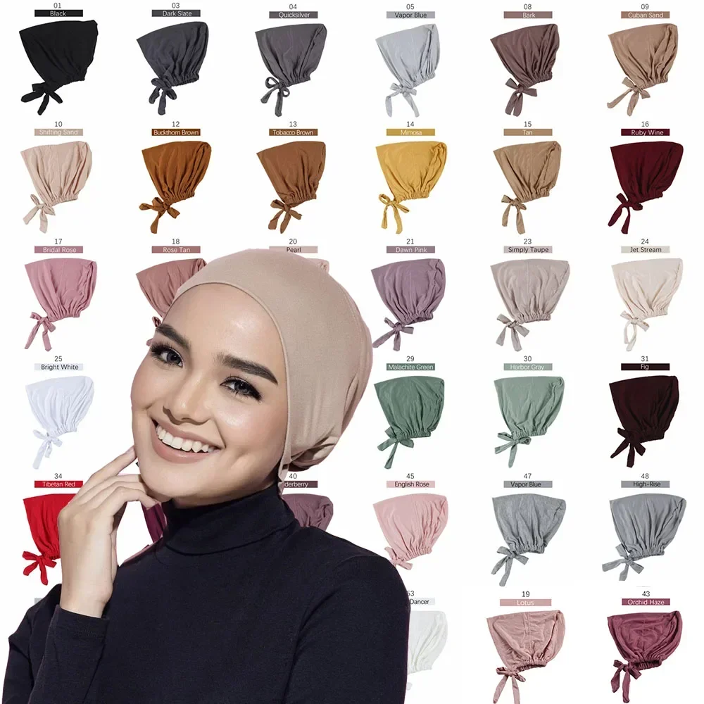 Jersey intérieur Hijab Caps Musulman stretch Turban cap Islamique Underscarf Bonnet femme bandeau tube cap turbante mujer Jersey intérieur Hijab Caps Musulman stretch Turban cap Islamique Underscarf Bonnet femme bandeau tube cap turbante mujer
