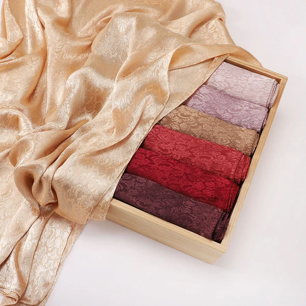 premium malaisie satin tudung hijab voile islamique foulard froissé couleur unie satin crêpe écharpe femmes musulmanes châle enveloppement