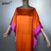 winyi vacances robe de soirée abaya dubaï luxe femme caftan ample femme musulmane vêtements longue vers le bas robes africaines pour femme