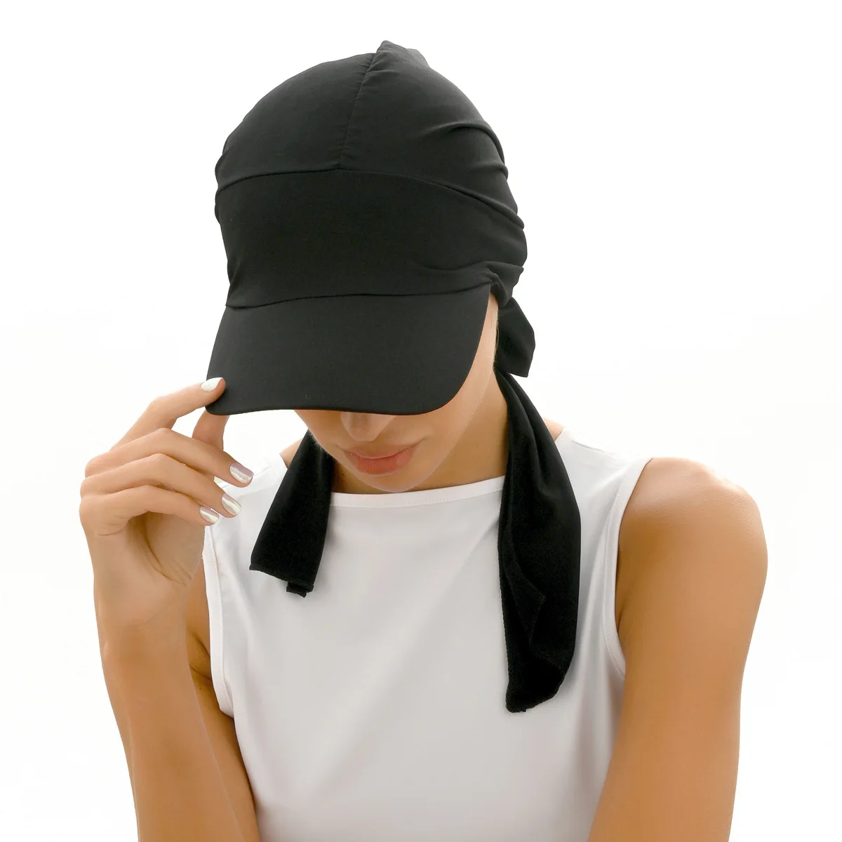 casquettes de baseball hijab pour femmes, couleur unie, sangle à la mode, foulard islamique prêt à porter, casquettes hijab, casquette bandanas