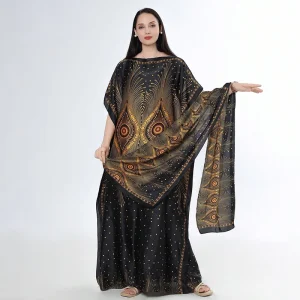 2025 été nouveau décontracté élégant rétro Style bohème jupe longue malaisie robes amples musulman Abaya automne robe d&rsquo;été