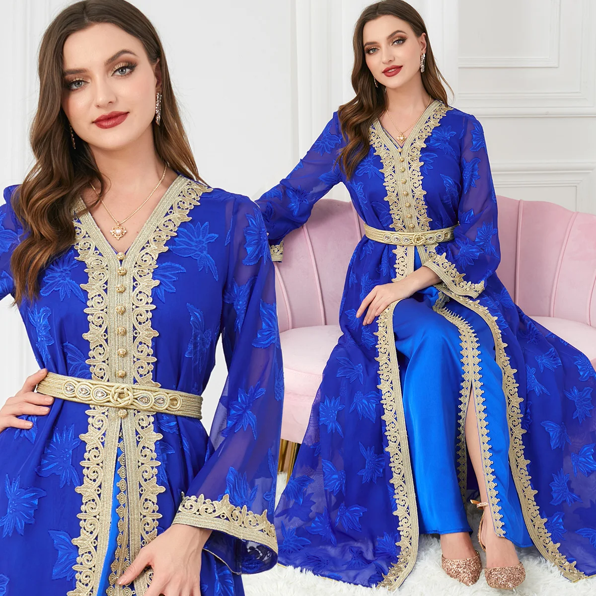 abaya robe musulmane de luxe pour femmes, kaftan, islam kimono, caftan marocain, maxi, robes de soirée, abayas femme, dubaï, ramadan