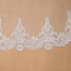 mariage élégant 3m une couche bord en dentelle blanc ivoire cathédrale voile de mariage long voile de mariée accessoires de mariage veu de noiva