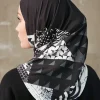 hijab intérieur musulman sportif pour femmes, motif d'impression géométrique, turban instantané pour dames, bandeau, modèle d'en tête