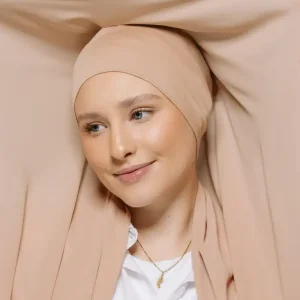 Nouveau Hijabs instantanés en mousseline de soie avec aimants intégrés femmes musulmanes écharpe châle avec bandeau sous-capuchon châle Ramadan Turban