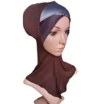 Couvre-cou en satin de coton pour les muscles Bonnet Hijab WRAP Crossover Ninja UNDERSCARF Super Quality