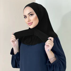 Hijab prêt à porter avec fermeture à pression pour femmes musulmanes, couvre-chef complet, écharpe, turban islamique, casquettes Turquie, 2022 Hijab prêt à porter avec fermeture à pression pour femmes musulmanes, couvre-chef complet, écharpe, turban islamique, casquettes Turquie, 2022