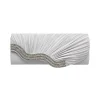 pochette de soirée brillante pour femmes, pochette de fête de mariage, banquet, jour en cristal, longue chaîne, sac à bandoulière en diamant