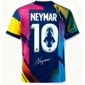 Sports de plein air étoile légendaire Neymar Posture légendaire confortable décontracté ample et à la mode populaire Fan Jersey t-shirt