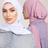 hijab instantané avec bouton prêt à porter femmes musulmanes écharpe couverture complète bandeau islam turban casquettes turbante mujer