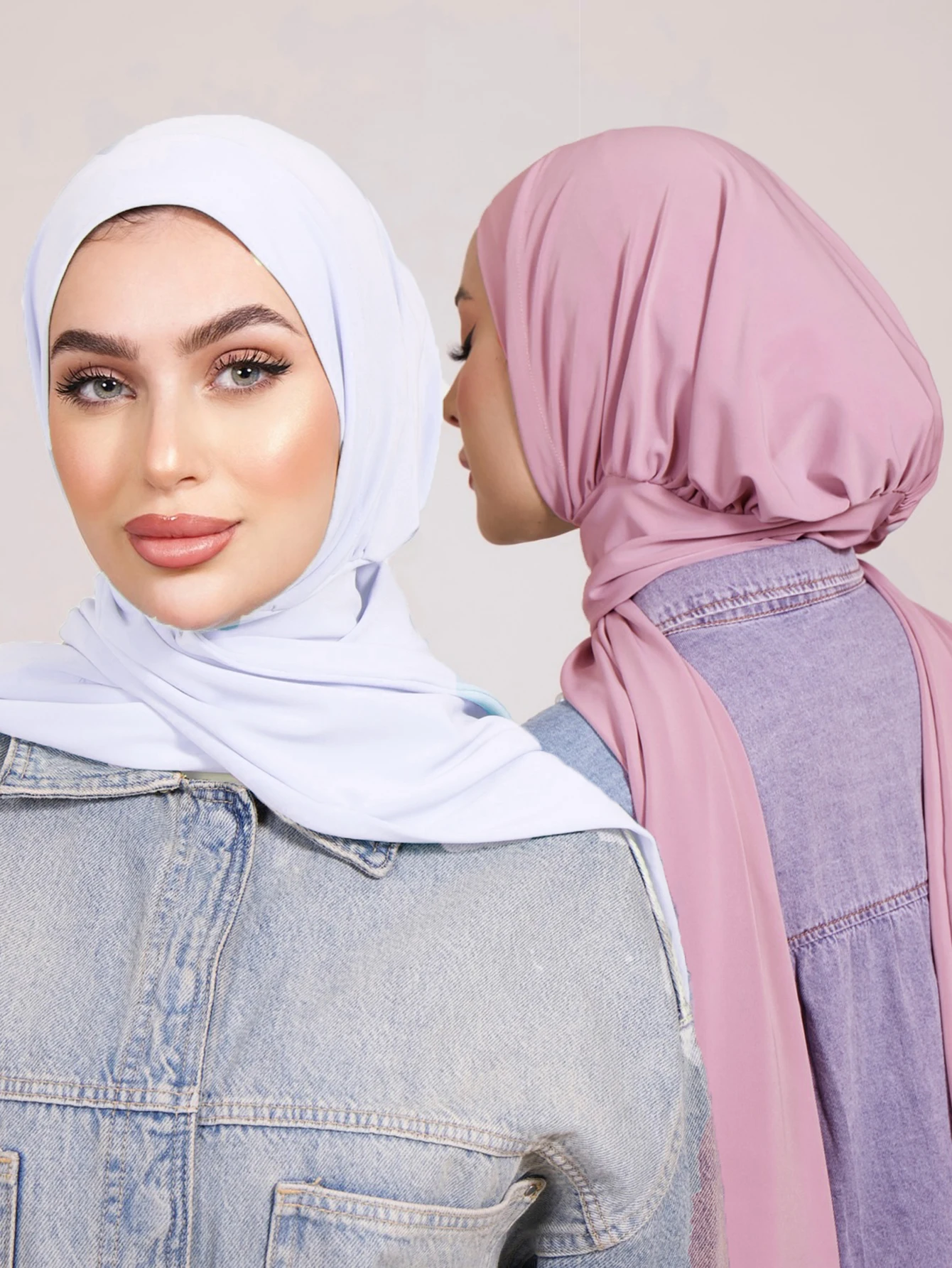 hijab instantané avec bouton prêt à porter femmes musulmanes écharpe couverture complète bandeau islam turban casquettes turbante mujer