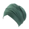 turban hijab magique en coton pour femme, écharpe de sauna indienne, tube extra long, enveloppement islamique, perte de cheveux, document solide, tête ronde, nouveau