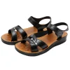 sandales pour femmes couleur unie bout ouvert pantoufles femmes en plein air plage chaussures décontractées antidérapant semelle souple sandales sandalias de mujer