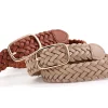 ceinture tressée vintage pour femme, ceinture décontractée pour femme, bandeaux de robe pour femme, ceinture tissée