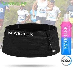 NEWBOLER sac de taille de course hommes femmes Trail course ceinture hydratation taille Pack gymnastique Fitness sport téléphone sac Marathon