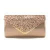 pochette enveloppe brillante, élégante et à la mode, sac à main de fête de mariage pour femmes, sac de dîner
