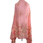 Vente 2025 nouveau dubaï Islam brodé châle doux laine Jersey Hijab pour les femmes musulmanes Style Long nouveau filet africain pour le printemps été
