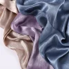 mousseline de soie hijab foulard en soie pour femmes foulards de luxe bandana bandeau foulard châle chic femme musulmane turban hijabs