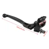 1 pièces 22mm poignée de levier d'embrayage pliante avec perche poignées de motos remplacement pour 50cc 125cc dirt pit bike