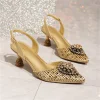 sandales à talons aiguilles élégantes à bout pointu pour femmes, escarpins de luxe en cristal et diamants, talons hauts, chaussures de bal de mariage, zapatos mujer