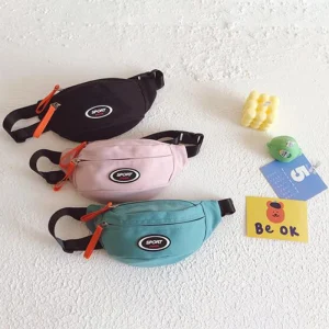 Sac de taille pour enfants, petit sac banane pour petits garçons et filles, sac de poitrine léger à la mode pour enfants, Sport de plein air, course à pied, Camping