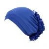 femmes musulmanes hijab cancer chimio casquettes fleur turban casquette perte de cheveux foulard à la mode dames hijabs bonnet chapeaux
