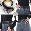 ceinture à paillettes scintillantes pour femmes, ceinture scintillante pour jeans, adaptée à l'appariement avec divers pantalons et manteaux
