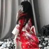 robe kimono japonaise pour femmes, 3 pièces, peignoir, style traditionnel, costumes yukata, pyjama, ceinture, lingerie sexy, chemises de nuit, 2023