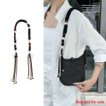 Sangle de sac pour Evelyne, sangle d&rsquo;épaule, ceinture de sac avec 16 sangles de remplacement tissées en coton Lasheng