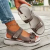 sandales d'été à la mode, durables, chaussures de voyage pour femmes, pantoufles de plage en plein air, sandales à plateforme légères, nouvelle collection 2025